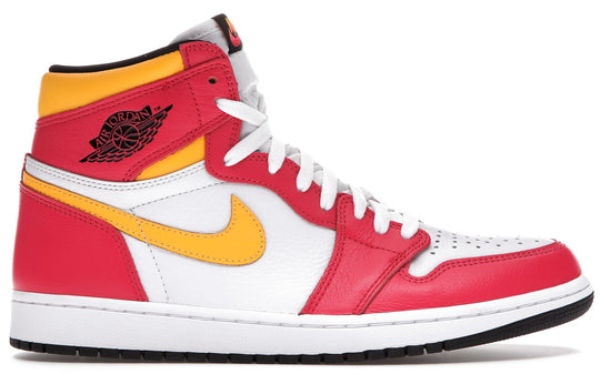  Jordan 1 Shoes Retro High Og Light Fusion Red Uomo Rosso