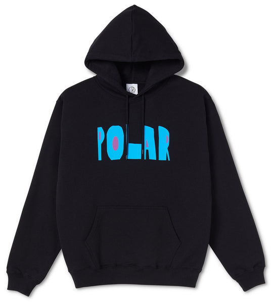  Polar Skate Co. Felpa Cut Logo Hoodie Black Uomo Nero