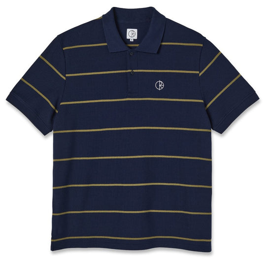  Polar Skate Co. T-shirt Stripe Polo Shirt Rich Navy Uomo Blu