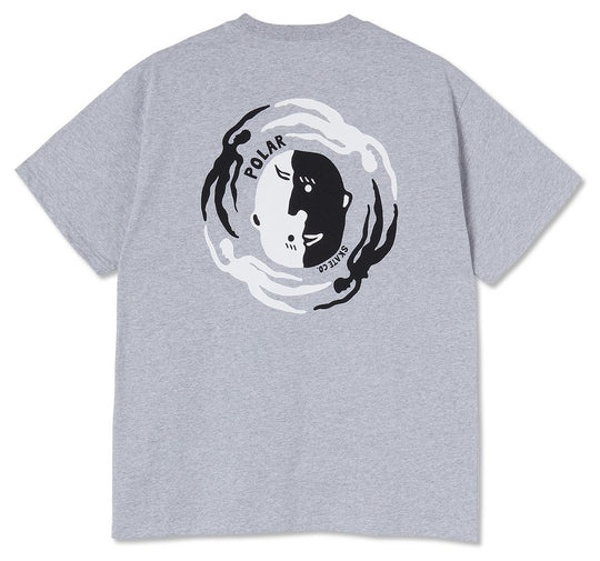  Polar Skate Co. T-shirt Circle Of Life Tee Sport Grey Uomo Grigio