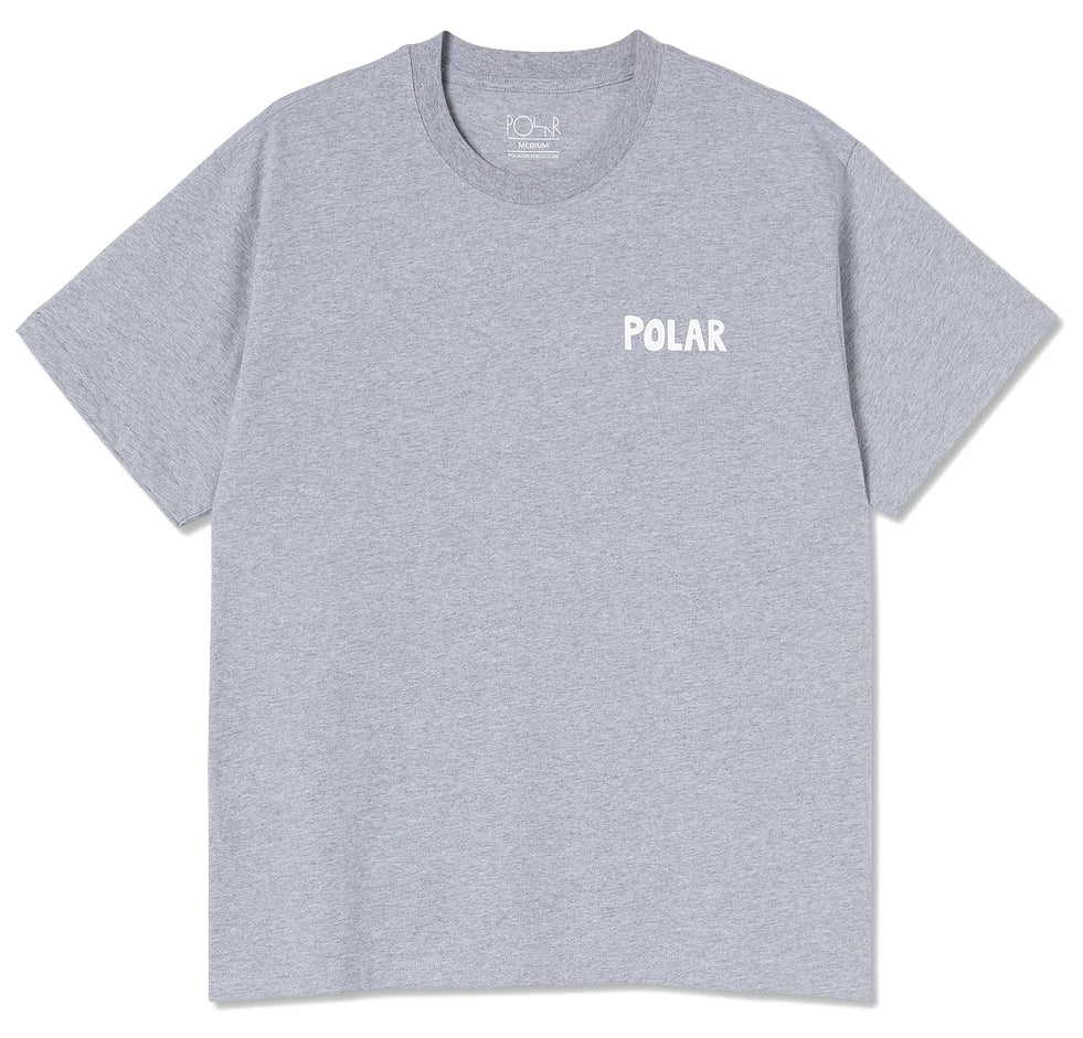  Polar Skate Co. T-shirt Circle Of Life Tee Sport Grey Uomo - 2