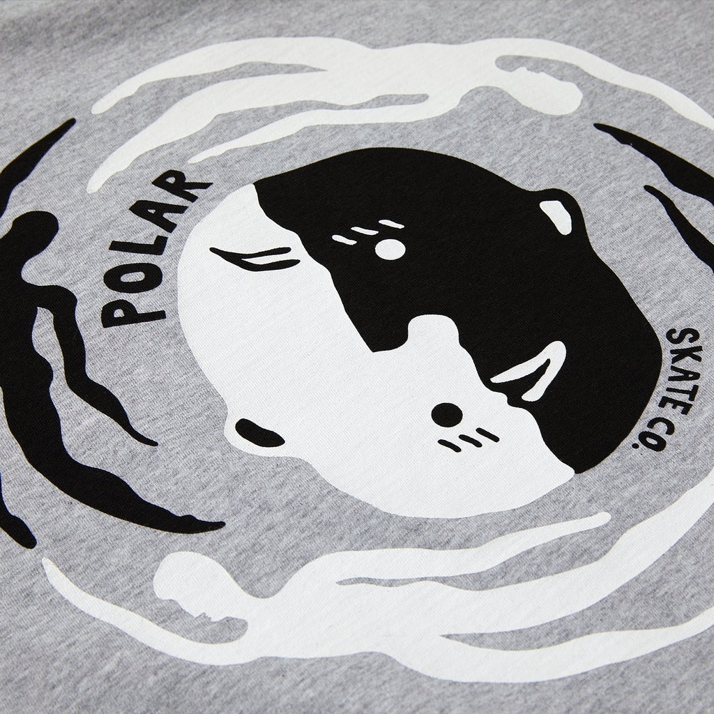  Polar Skate Co. T-shirt Circle Of Life Tee Sport Grey Uomo - 3