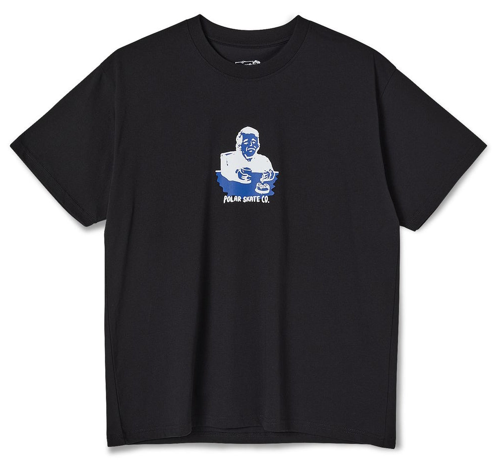  Polar Skate Co. T-shirt Chain Smoker Black Uomo - 1