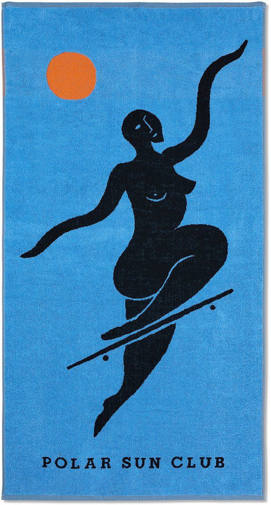  Polar Skate Co. Telo Mare No Complies Forever Beach Towel Blue Uomo