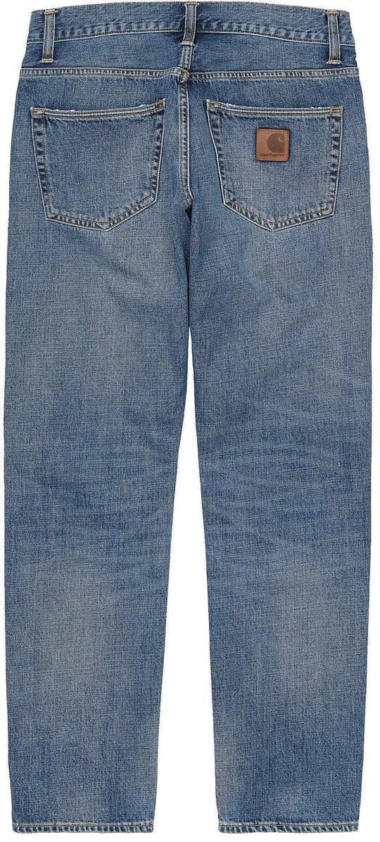  Carhartt Wip Pantaloni Jeans Klondike Pant Blue Mid Used Wash Uomo