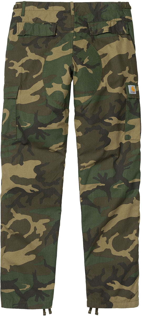  Carhartt Wip Pantaloni Aviation Pant Camo Laurel Rinsed Uomo