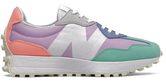  New Balance Scarpe 327 Black Dark Violet Summer Jade Donna Multicolore