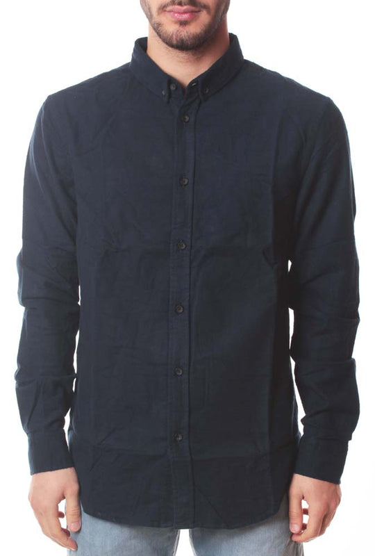  Anerkjendt Camicia Konrad Shirt Eclipse Uomo Blu