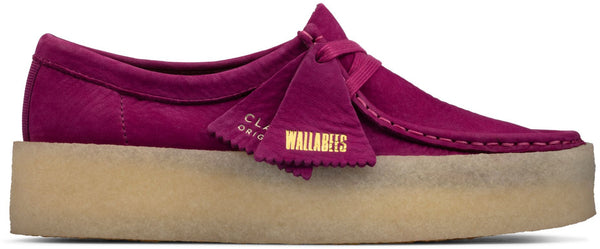 Clarks Originals scarpe Wallabee Cup berry nubuck