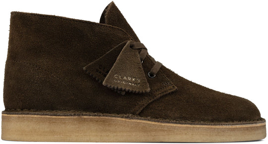  Clarks Originals Scarpe Desert Coal olive Suede Uomo Verde