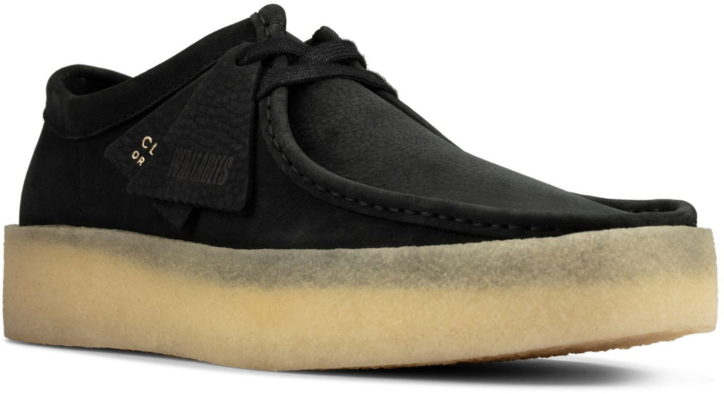 Clarks Originals Wallabee Uomo In Pelle Nera – Scarpe Basse Lifestyle, Suola Piatta, Tacco Normale – Taglia 44 EU