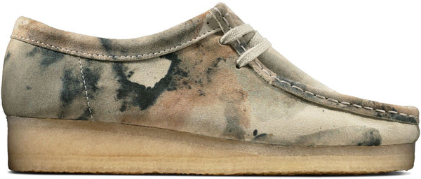 Clarks Originals scarpe Wallabee off white camo