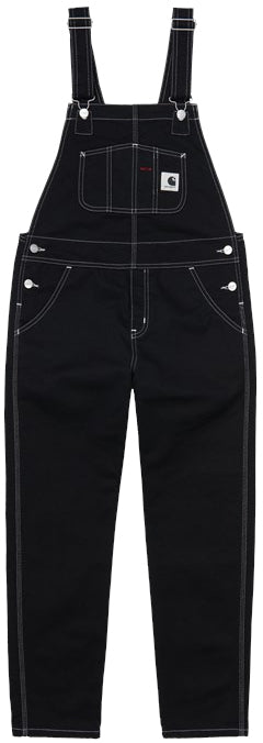  Carhartt Wip Salopette W' Bib Overall Black Donna Nero