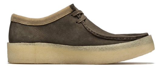  Clarks Originals Scarpe Wallabee Cup Dark Green Nub Uomo Verde