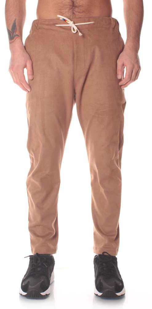  The Silted Company Pantaloni Coffin Eco-suede Beige Uomo - 1