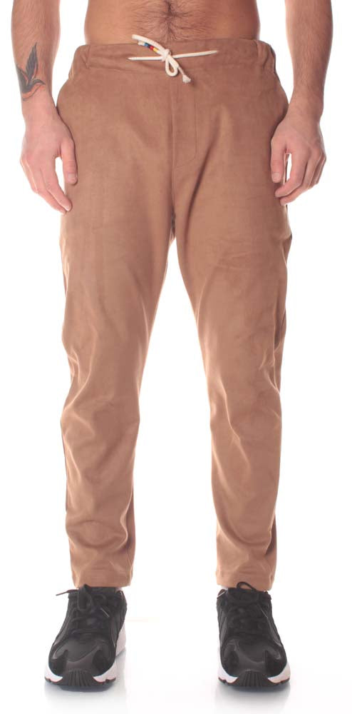  The Silted Company Pantaloni Coffin Eco-suede Beige Uomo
