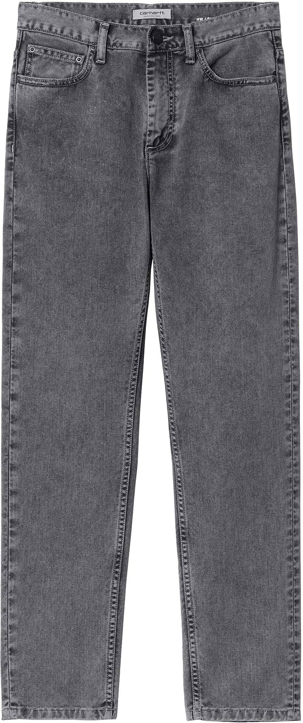 Carhartt WIP pantaloni jeans W' Page Carrot Ankle Pant hammer crater wash