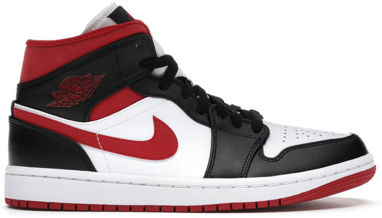  Jordan 1 Mid Gym Red Black White Uomo Rosso