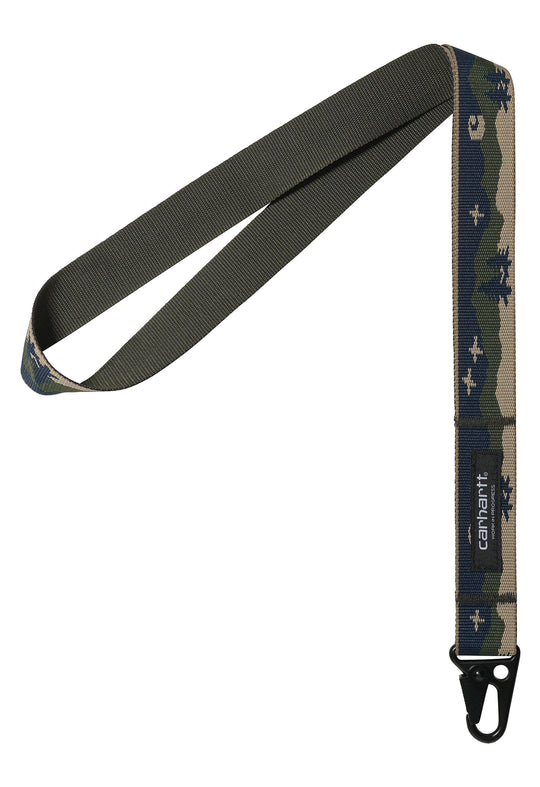  Carhartt Wip Portachiavi Summit Keychain Summit Jacquard Cypress Uomo Verde