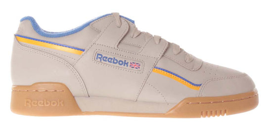  Reebok Scarpe Workout Plus Dv4298 Light Sand Cobalt Gold Uomo Grigio