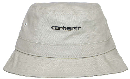  Carhartt Wip Cappello Script Bucket Hat Hammer Black Uomo Grigio
