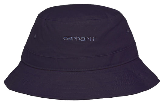  Carhartt Wip Cappello Script Bucket Hat Dark Iris Cold Viola Uomo