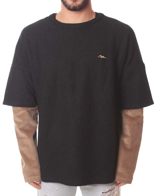  The Silted Company Maglione Shade Black Uomo Nero