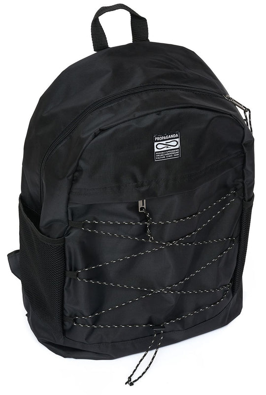  Propaganda Zaino Label Backpack Black Unisex Nero