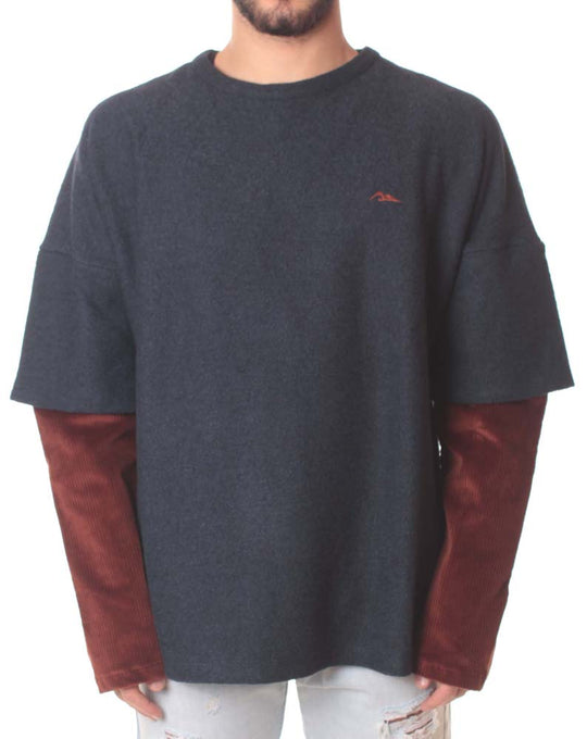  The Silted Company Maglione Shade Navy Uomo Blu