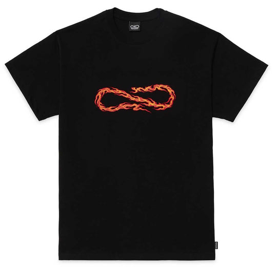  Propaganda T-shirt Xv Flame Black Uomo Nero