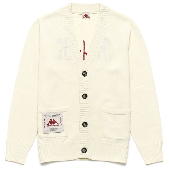  Robe Di Kappa Cardigan Doron White Mastice Uomo Bianco