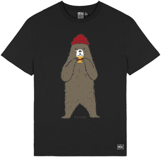  Picture T-shirt Ours Tee Black Uomo Nero