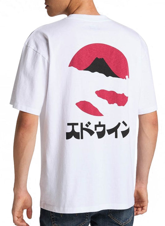  Edwin T-shirt Kamifuji White Uomo Bianco