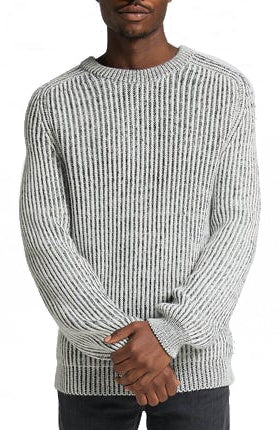  Edwin Maglione Roni Crew Sweater Off White Uomo Bianco