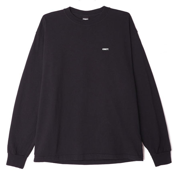 Obey t-shirt Bold 2 Heavyweight Tee L/S black