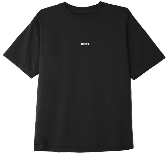  Obey T-shirt Bold Mini Classic Black Uomo Nero