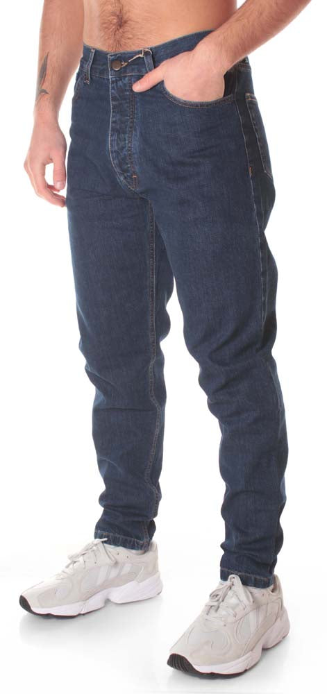  Tpatch T-patch Pantaloni Air Jordan Skull Family Jeans Blu Uomo - 4