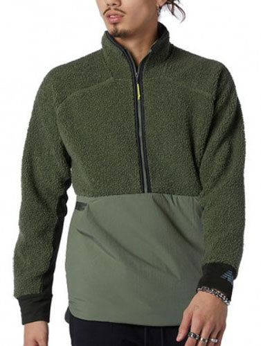  New Balance Giacca Q Speed Sherpa Anorak Nse Uomo Verde