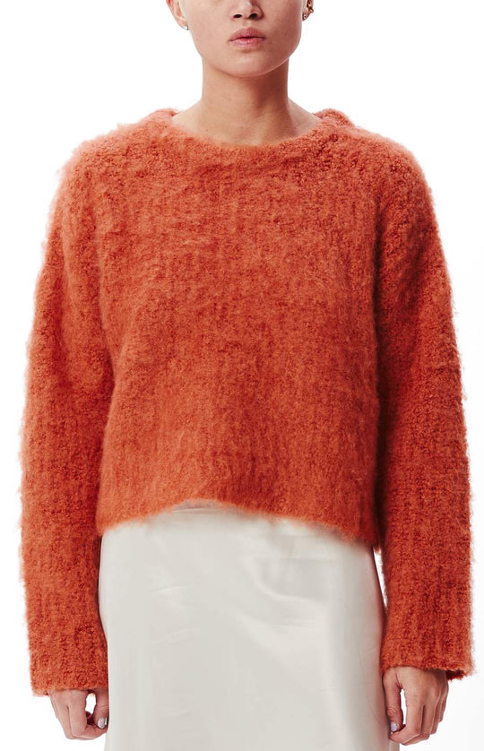  Obey Maglione Robyn Sweater Hot Sauce Uomo Arancione