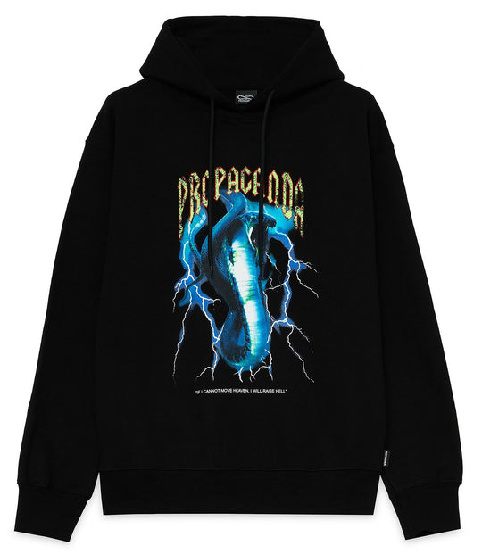  Propaganda Felpa Letal Hoodie Black Uomo Nero