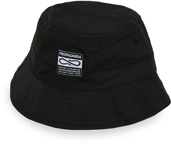 Propaganda cappello Label Bucket Hat black