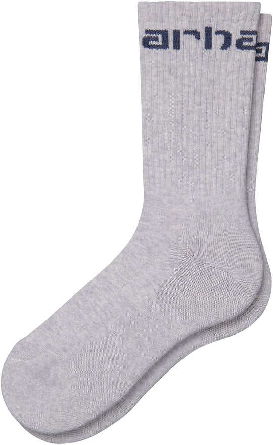  Carhartt Wip Calze Socks Ash Heather Ice Sheet Uomo Grigio
