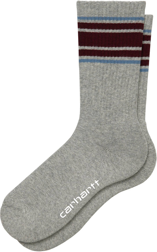  Carhartt Wip Calze Mesa Socks Grey Heather Skydive Jam Uomo Grigio