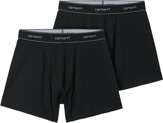  Carhartt Wip Boxer Cotton Trunks Black Black Uomo Nero