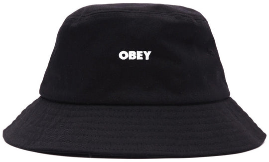  Obey Cappello Bold Twill Bucket Hat Black Uomo Nero