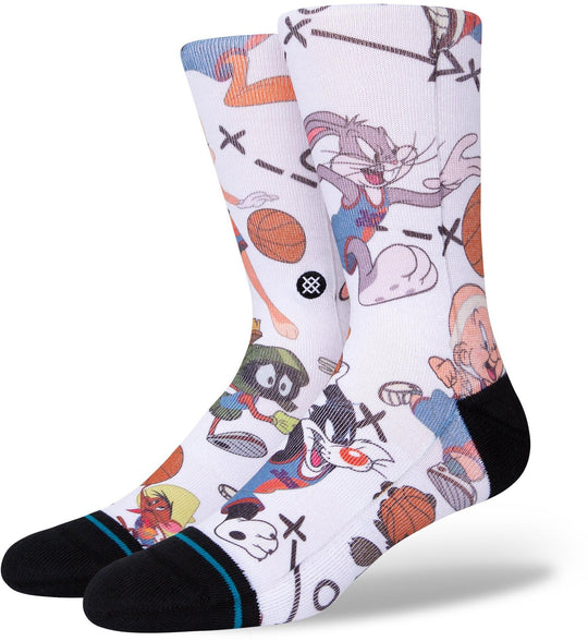  Stance Calze Tune Conversational Socks White Uomo Bianco