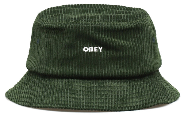 Obey cappello Bold Cord Bucket Hat emerald green