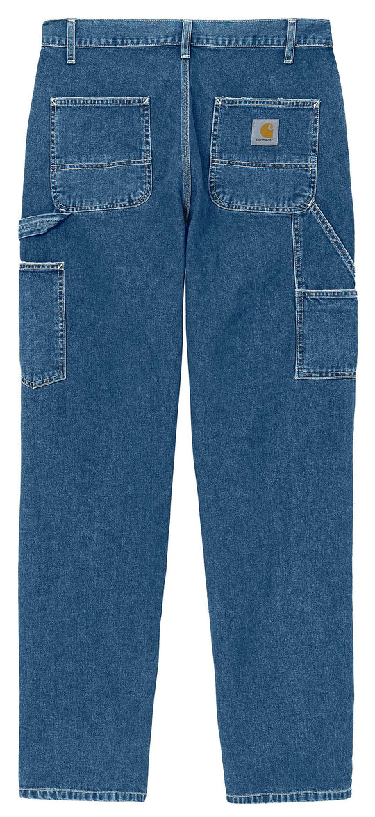  Carhartt Wip Jeans Ruck Single Knee Pant Blue Stone Washed Uomo
