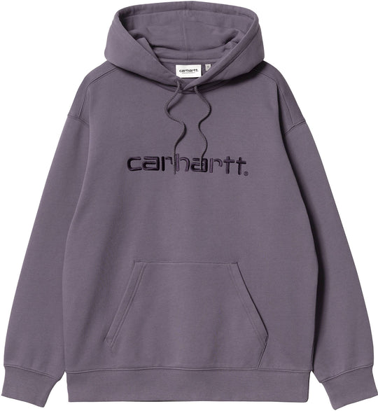  Carhartt Wip Felpa W' Hooded Sweatshirt Provence Dark Iris Donna Viola