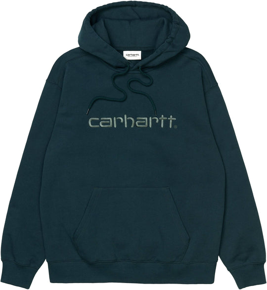  Carhartt Wip Felpa W' Hooded Sweatshirt Frasier Eucalyptus Donna Grigio